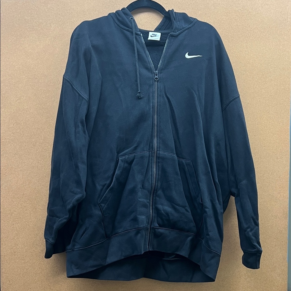 Nike Midnight Black Full-Zip Hoodie
